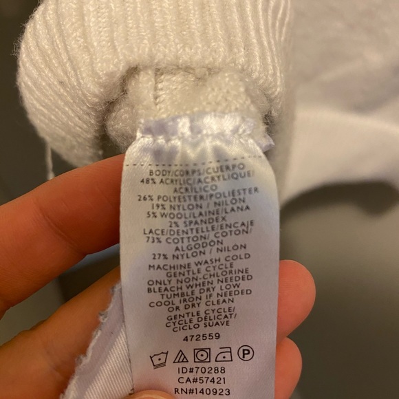 Sweater with lace detail - Picture 4 of 5